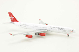 Alternative view of Airbus A340-300 Virgin Atlantic G-VFLY 5Stars FSVG113 1:500