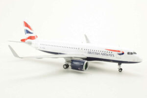 Alternative view of Airbus A320neo British Airways G-TTNA Gemini Jets G2BAW755 1:200