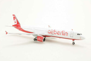 Alternative view of Airbus A321 Air Berlin D-ALSA Gemini Jets G2BER087 1:200