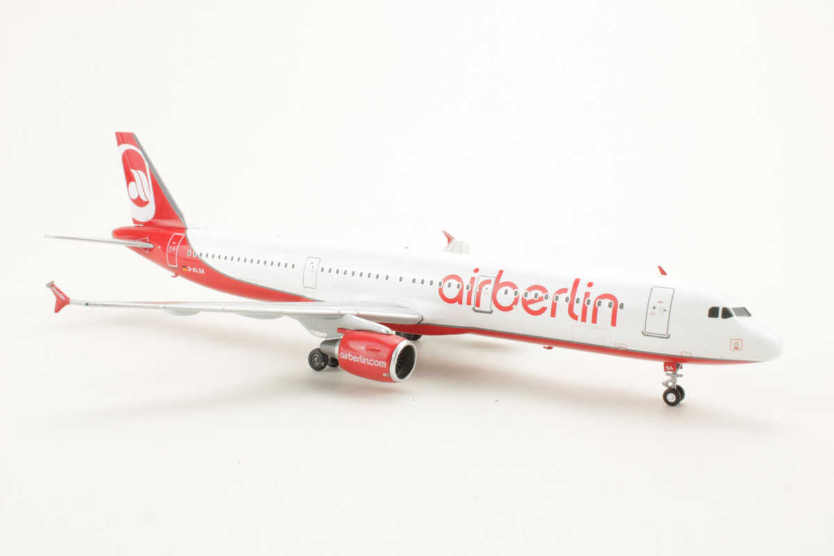 Airbus A321 Air Berlin D-ALSA Gemini Jets G2BER087 1:200 - Image 2