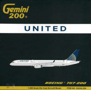 Boeing 757-200 United Airlines N29124 Gemini Jets G2UAL204 1:200