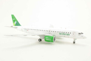 Alternative view of Embraer E190-E2 Wideroe LN-WEA Gemini Jets G2WIF1232 1:200