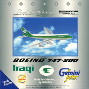 Boeing 747-200 Iraqi Airways YI-AGN Gemini Jets GJIAW072 1:400