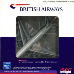 Boeing 767-300 British Airways G-BZHC Inflight500 IF5763007 1:500