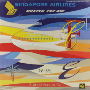Boeing 747-412 Singapore Airlines "Tropical" 9V-SPL JFox JF-747-4-002 1:200