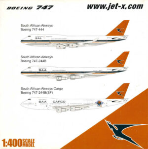 Boeing 747-244B South African Airways "Tafelberg" ZS-SAL Jet-X JX604B 1:400