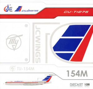 Tupolev TU-154M Cubana CU-T1275 JC Wings LH2284 1:200