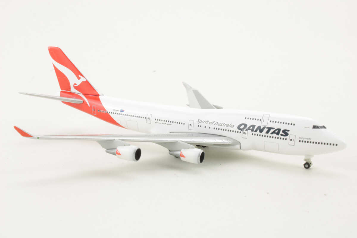 Boeing 747-400 Qantas VH-OEB Herpa 506830 1:500 – Bild 2