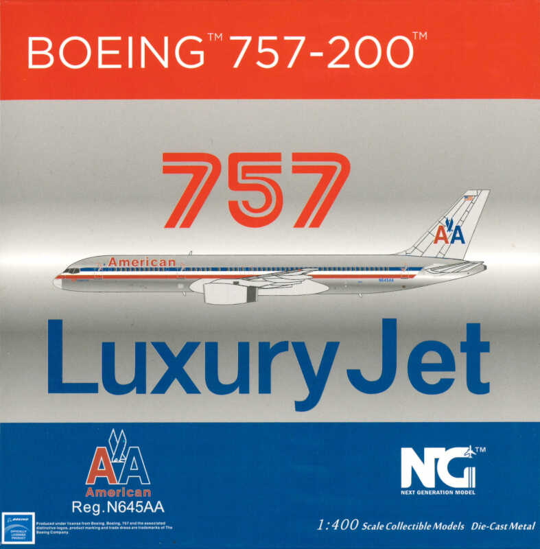 Boeing 757-200 American Airlines "Luxury Jet" N645AA NG Models 53153 1:400