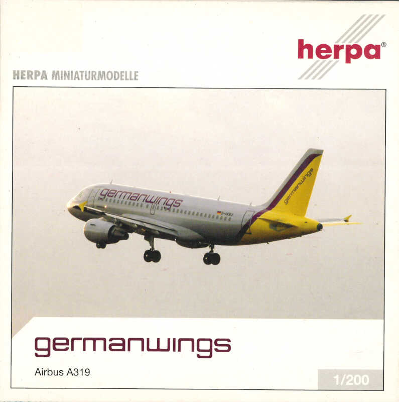Airbus A319 Germanwings D-AKNG Herpa 550598 1:200