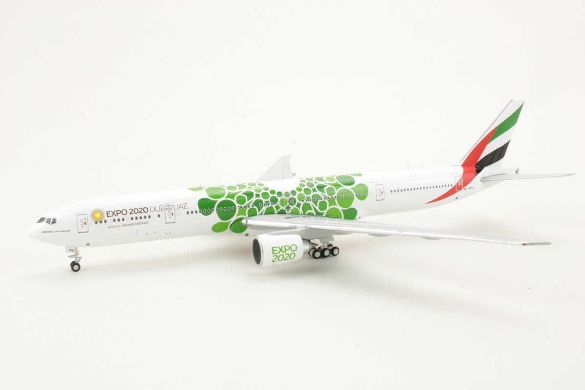Boeing 777-300ER Emirates "Expo 2020" A6-EPU Gemini Jets GJUAE1817 1:400 – Bild 3