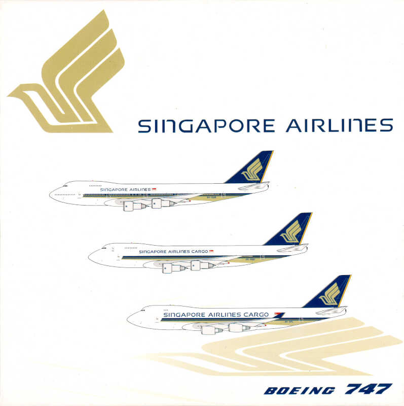 Boeing 747-212B Singapore Airlines 9V-SQS Jet-X JX600 1:400