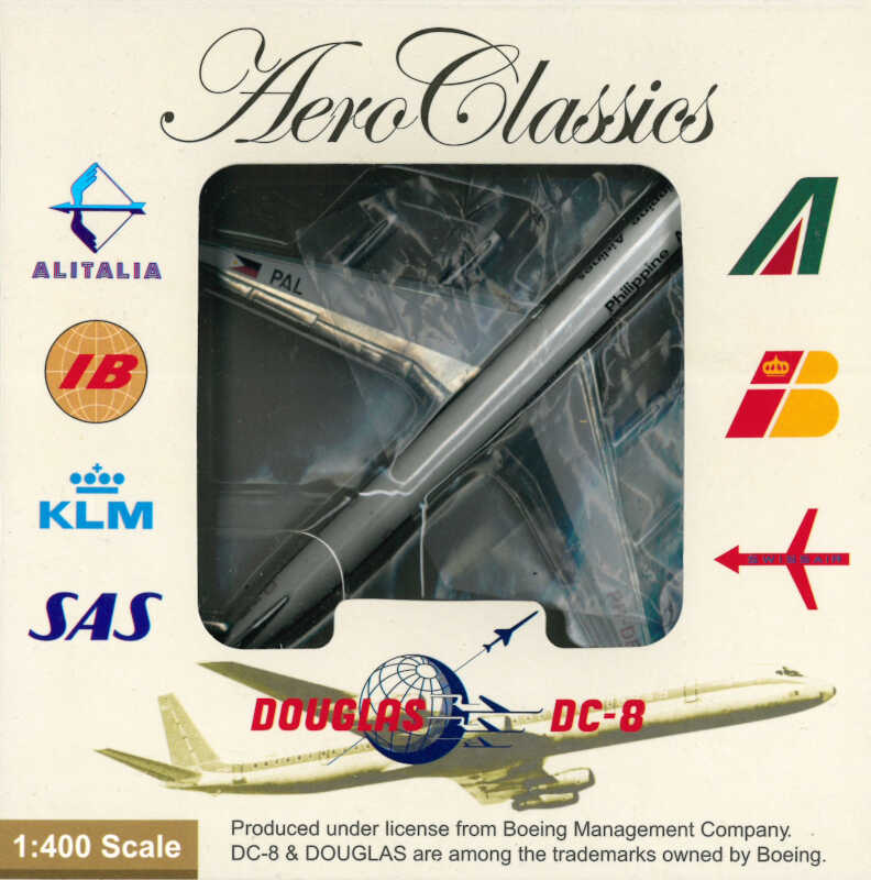 Douglas DC-8-63 Philippine Airlines PH-DEL Aeroclassics 1:400