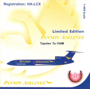 Tupolev TU-154M Pannon Airlines HA-LCX Phoenix 10092 1:400
