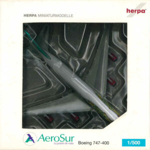 Boeing 747-400 Aerosur CP-2603 Herpa 517461 1:500