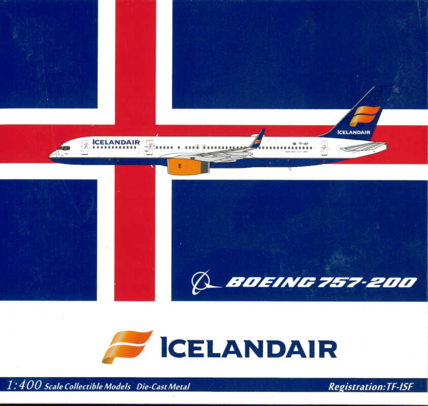 Boeing 757-200 Icelandair TF-ISF NG Models 53026 1:400