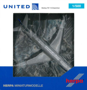 Boeing 787-10 United Airlines N14001 Herpa 533041 1:500