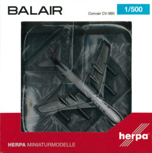 Convair CV-990 Balair "Coronado" HB-ICH Herpa 535175 1:500