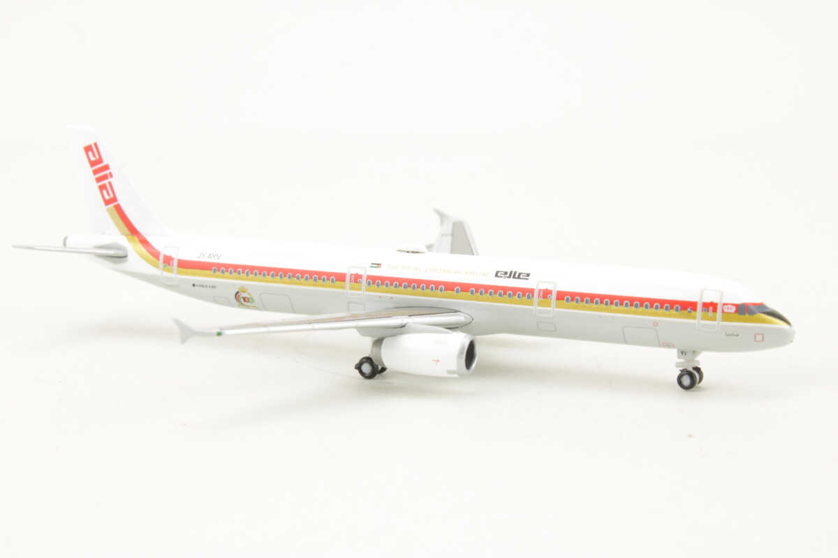 Airbus A321 Royal Jordanian Alia Retrojet JY-AYV Herpa 536462 1:500 – Bild 2