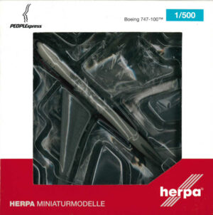 Boeing 747-100 People Express N603PE Herpa 536813 1:500