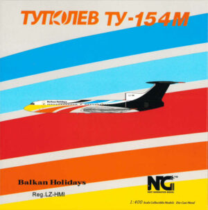 Tupolev TU-154M Balkan Holidays LZ-HMI NG Models 54002 1:400