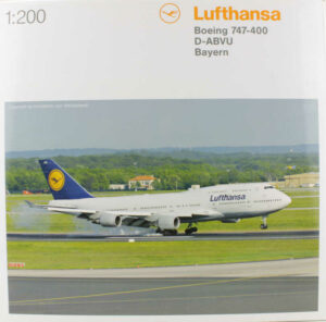 Boeing 747-400 Lufthansa "Bayern" D-ABVU Herpa 550031 1:200