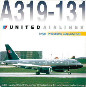 Airbus A319-131 United Airlines N801UA Dragon Wings 55046 1:400