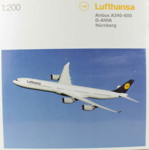 Airbus A340-600 Lufthansa "Nürnberg" D-AIHA Herpa 550901 1:200
