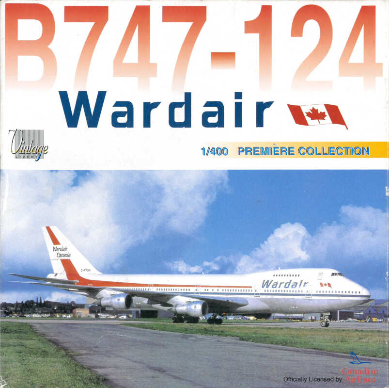 Boeing 747-124 Wardair Canada C-FFUN Dragon Wings 55144 1:400