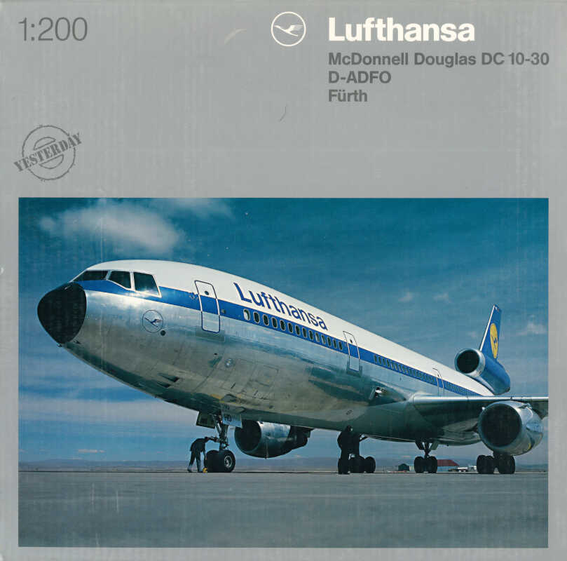 McDonnell Douglas DC-10-30 Lufthansa "Fürth" D-ADFO Herpa 552301 1:200
