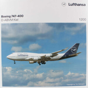 Boeing 747-400 Lufthansa "Kiel" D-ABVM Herpa 559485 1:200