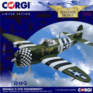 Republic P-47G Thunderbolt "Snafu" Fighter Collection, Duxford, 2012 Corgi AA33825 1:72