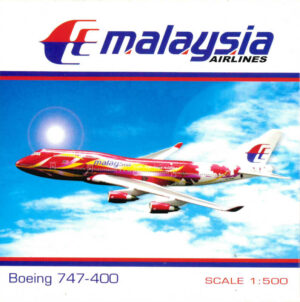 Boeing 747-400 Malaysia Airlines "Hibiscus" 9M-MPD 5Stars FSMA142 1:500
