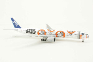 Alternative view of Boeing 777-300ER ANA All Nippon Airways "Star Wars" JA789A JC Wings PX5005 1:500
