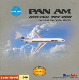 Boeing 727-200 Pan Am "Clipper Berlin" N361PA StarJets SJPAA109A 1:500