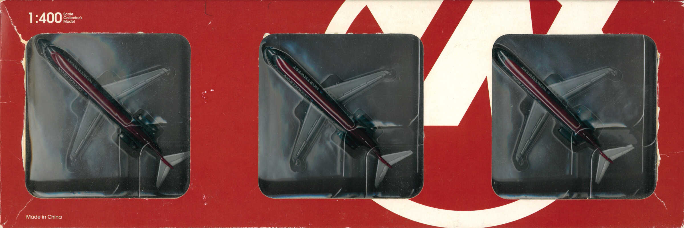 Set 3pcs Douglas DC-9-50 N401EA / DC-9-30 N606NW / DC-9-40 N756NW Northwest Airlines SMA SMA031101 1:400