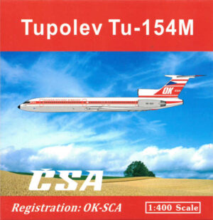Tupolev TU-154M CSA Czechoslovak Airlines OK-SCA Phoenix 10272 1:400