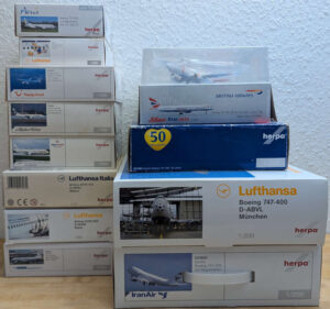*2.Wahl*  Paket 13 Stück Modelle Herpa / Star Jets 1:200 *2nd choice*