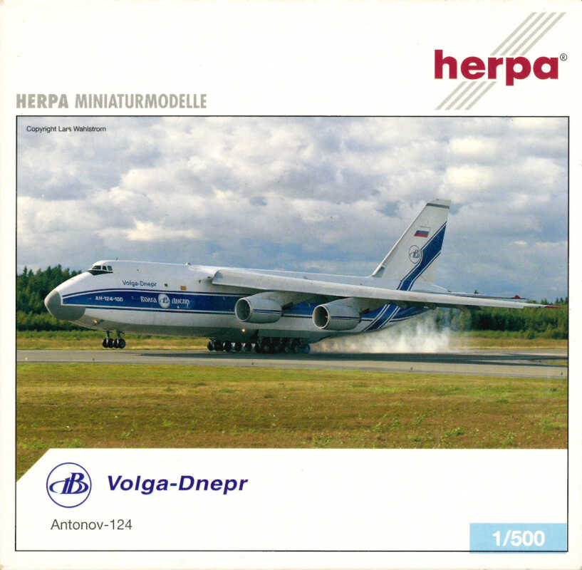 Antonov AN-124 Volga-Dnepr RA-82079 Herpa 510776 1:500