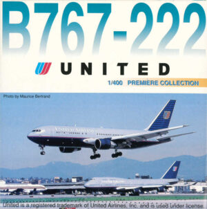 Boeing 767-222 United Airlines N604UA Dragon Wings 55160 1:400