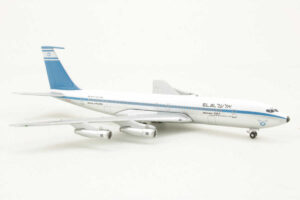 Alternative view of Boeing 707-320C El AL Israel Airlines 4X-ATY Aeroclassics AC419539 1:400