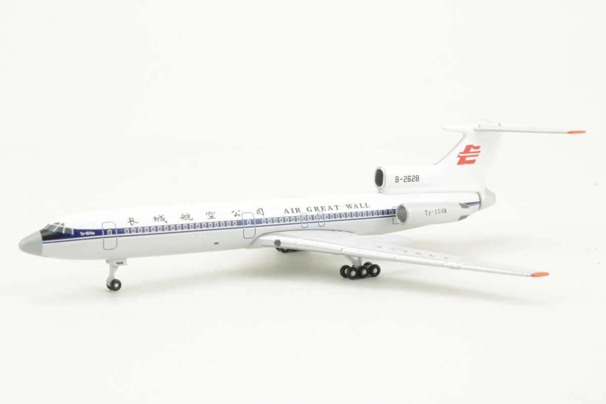 Tupolev TU-154M Air Great Wall B-2628 Aeroclassics ACAGW071 1:400 – Bild 3