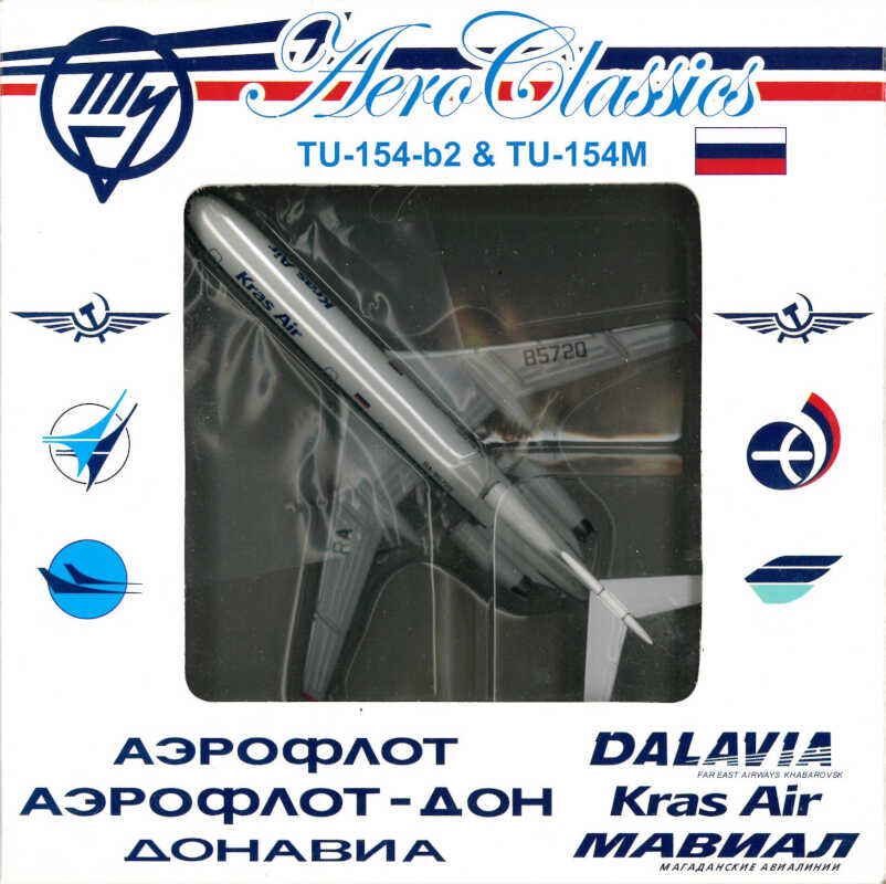Tupolev TU-154M Kras Air RA-85720 Aeroclassics ACKJC059 1:400