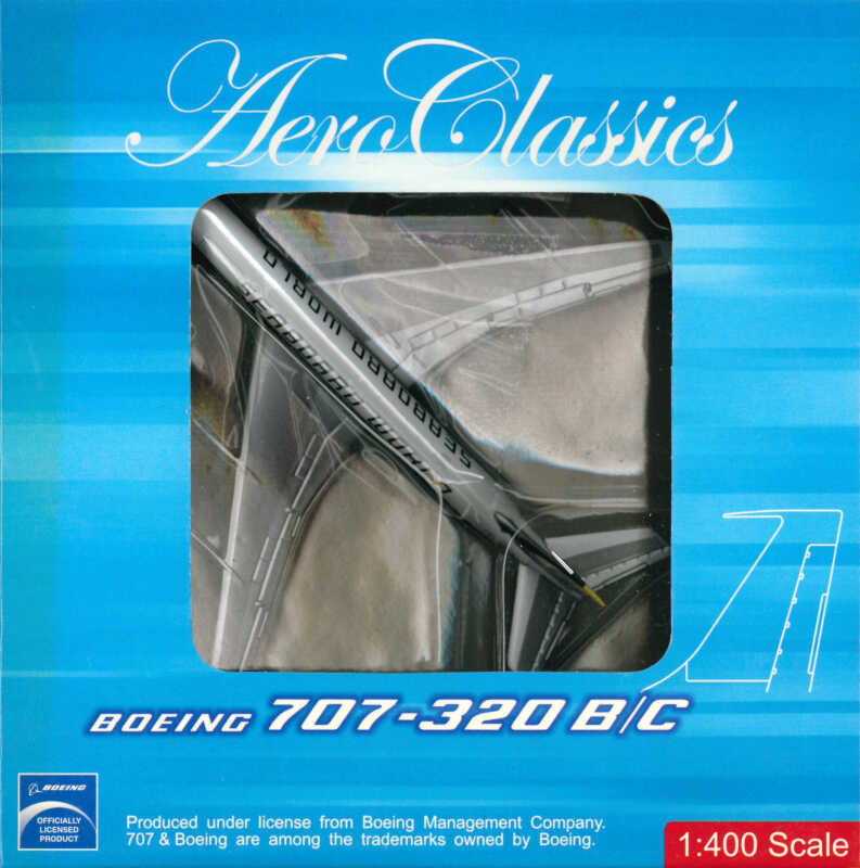 Boeing 707-320C Seaboard World Airlines N7322S Aeroclassics ACN7322S 1:400