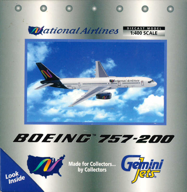 Boeing 757-200 National Airlines N506NA Gemini Jets GJNAT050 1:400