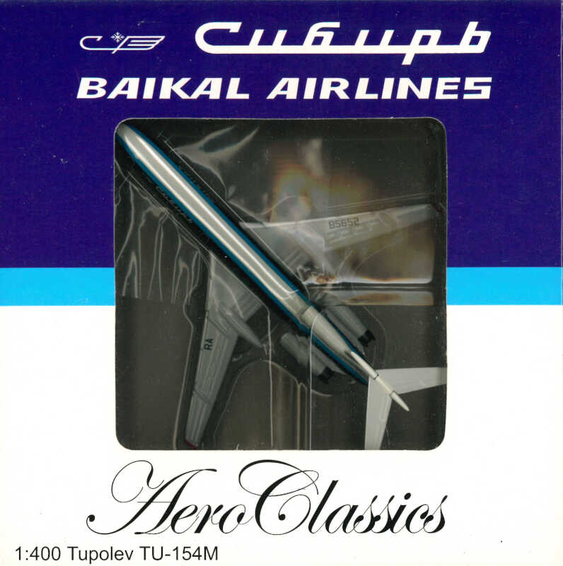Tupolev TU-154M Sibr Airlines "Hybrid Baikal" RA-85652 Aeroclassics 1:400