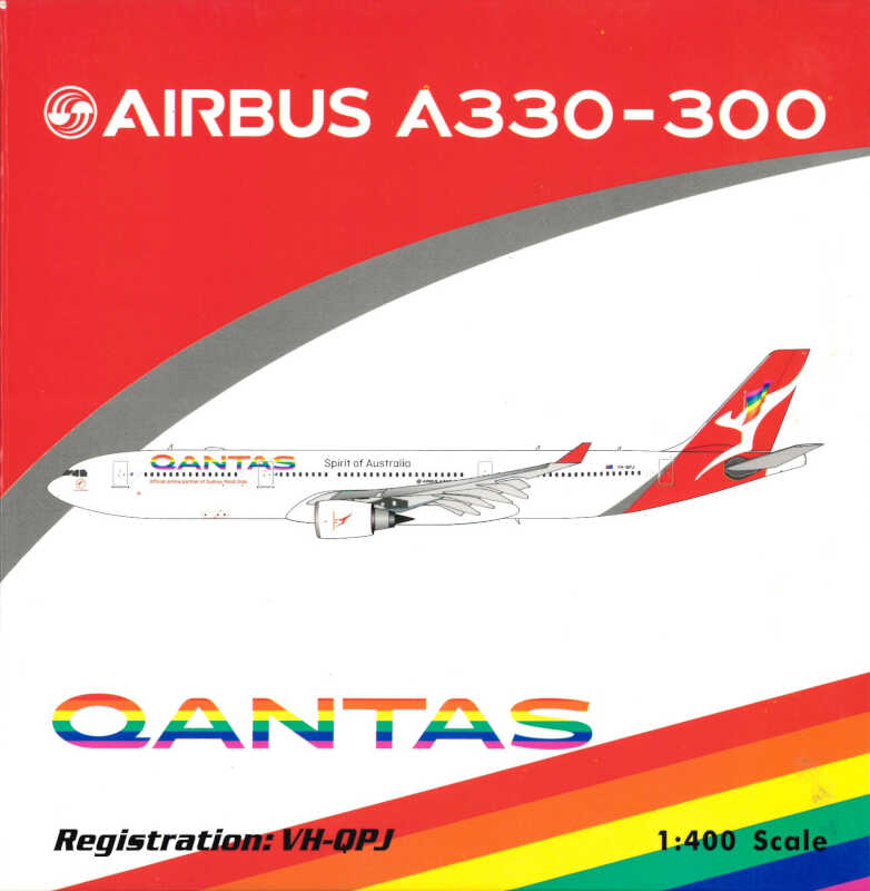 Airbus A330-300 Qantas "RainbowRoo" VH-QPJ Phoenix 04128 1:400