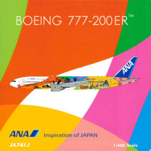 Boeing 777-200ER ANA All Nippon Airways "Tokyo 2020 Olympic Torch Relay" JA741A Phoenix 04191 1:400