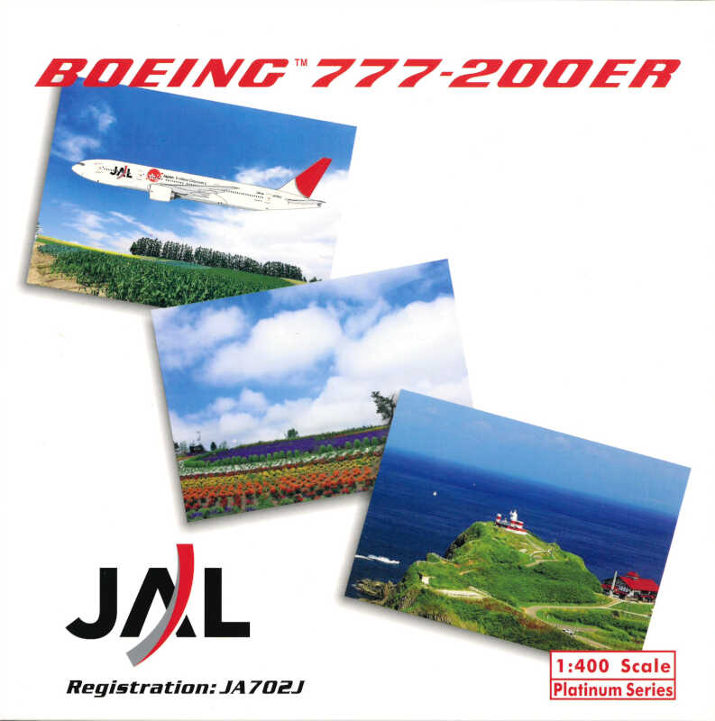 Boeing 777-200ER JAL Japan Air Lines JA702J Phoenix 10520 1:400