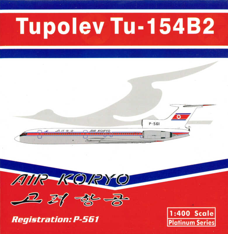Tupolev TU-154B Air Koryo P-561 Phoenix 10804 1:400